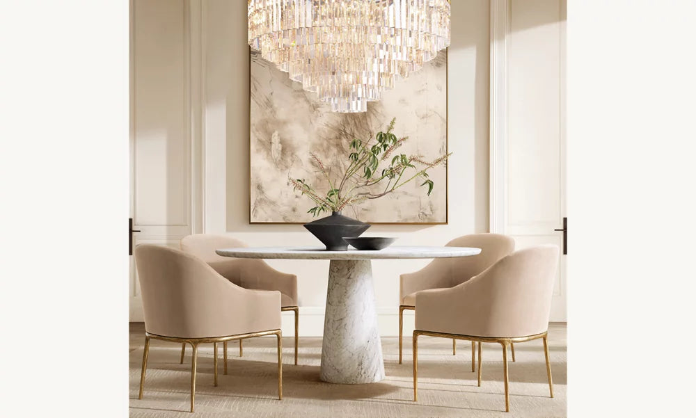 1920s Odeon Round Chandelier 44"