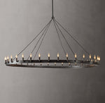 Camino Vintage Candelabra Round Chandelier 73"