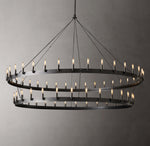 Camino Vintage Filament Two-Tier Chandelier 71"