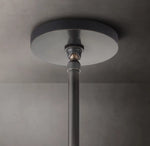 Hand-Carved Alabaster Cylinder Pendant