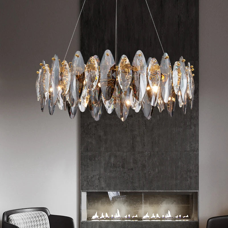 Lazzo Crystal Modern Chandelier
