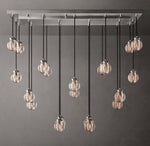 Pearl Rectangular Chandelier 54"