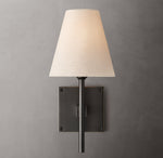 Fulham Linen Shade Sconce