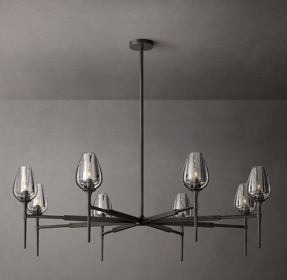 Tulip Round Chandelier 54"