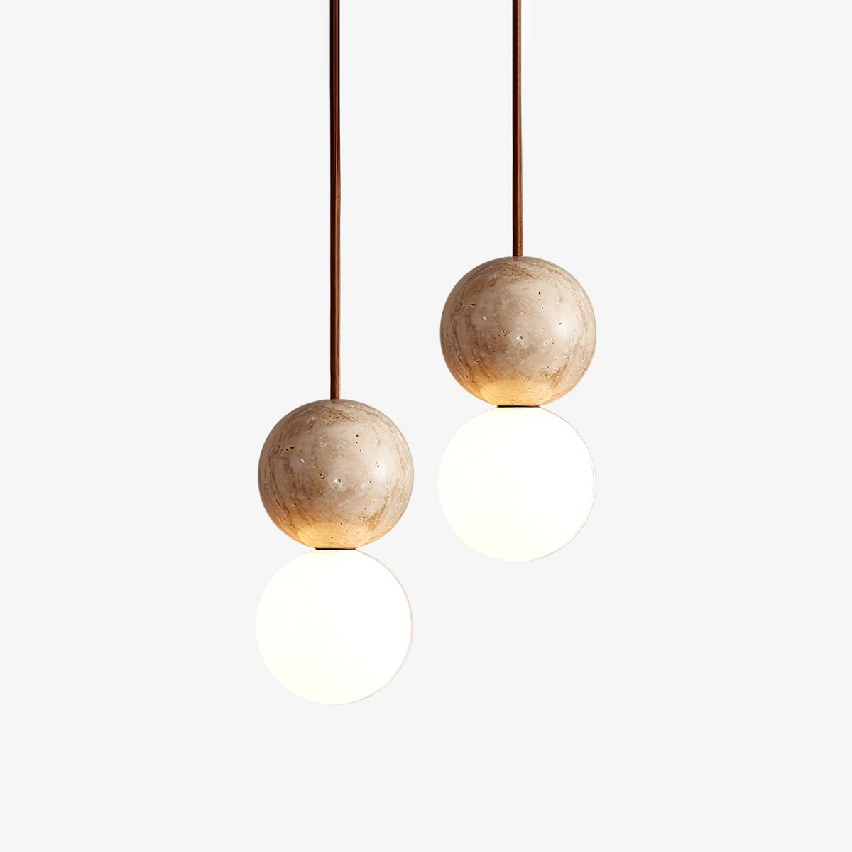 Camille Travertine Pendant Light