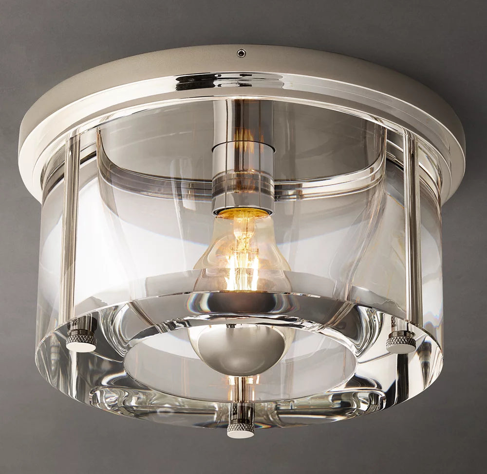 Savile Round Flushmount