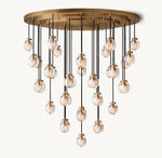 Pearl Round Chandelier 48"