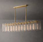 Calamette Glass Rectangular Chandelier 72"