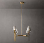 Tulip Round Chandelier 27"