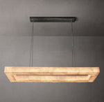 Rivage Lueur Rectangular Chandelier 54"