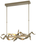 Folio 37 3/4" Wide Soft Gold LED Linear Pendant Light