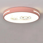 Circular with Cute Pattern LED Modern Flush Mount Ceiling Light