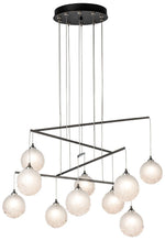 Fritz 37.4" Wide 10-Light Oil Rubbed Bronze Globe Mobile Pendant
