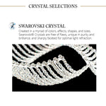 Glissando 11.5"H x 9"W 1-Light Crystal Pendant in Polished Stainl