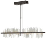 Gossamer 51.9" Wide Large Oil Rubbed Bronze And Platinum LED Pendant
