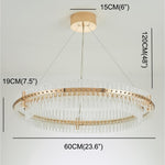 Modern Luxury Dozens of Crystal Chandelier Gold LED Lighting