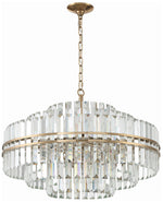 Hayes 16 Light Aged Brass Chandelier