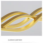 Multiwave LED Nordic Dining Chandelier Kitchen Lighting Ceiling Light