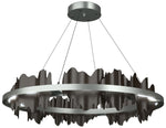 Hildene 38"W Oil Rubbed Bronze Accented CircularStandard LED Pendant