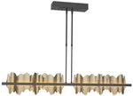 Hildene 51.9" Wide Large Black And Soft Gold LED Pendant