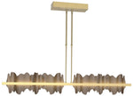 Hildene 51.9" Wide Large Modern Brass And Bronze LED Pendant