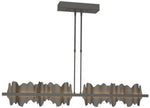 Hildene 51.9" Wide Large Natural Iron And Dark Smoke LED Pendant