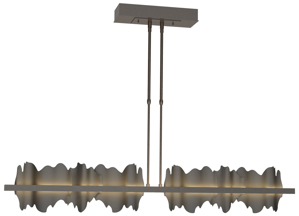 Hildene 51.9" Wide Large Oil Rubbed Bronze And Black LED Pendant