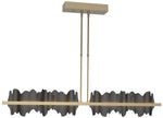 Hildene 51.9" Wide Large Soft Gold And Black LED Pendant