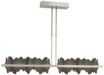 Hildene 51.9" Wide Large Sterling And Natural Iron LED Pendant