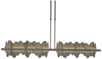 Hildene 51.9"W Iron Accented Large Oiled Bronze Short Height LED Penda