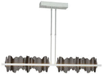 Hildene 51.9"W Oil Rubbed Bronze AccentedStandard LED Pendant
