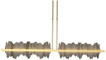 Hildene 51.9"W Smoke Accented Large Modern Brass Short Height LED Pend