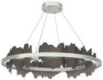Hildene Circular LED Pendant - Platinum - Dark Smoke