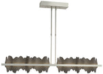 Hildene Large LED Pendant - Sterling - Dark Smoke