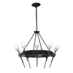 Echo 10 Light 33" Wide Chandelier