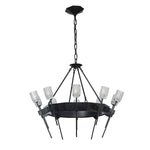 Echo 10 Light 33" Wide Chandelier