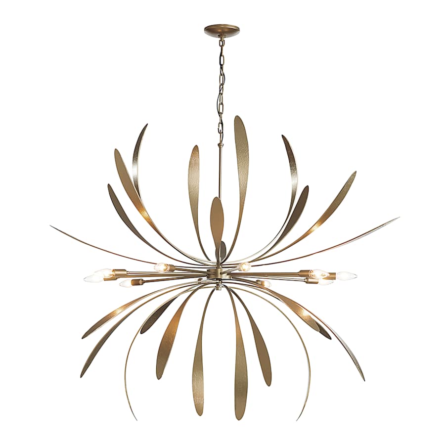Dahlia 10 Light 49" Wide Abstract Sputnik Chandelier