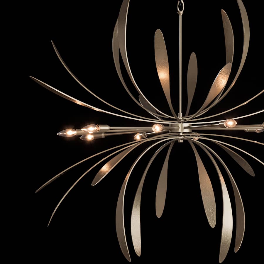 Dahlia 10 Light 49" Wide Abstract Sputnik Chandelier