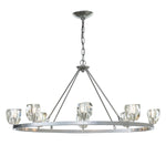 Gatsby 8 Light 45" Wide Crystal Ring Chandelier