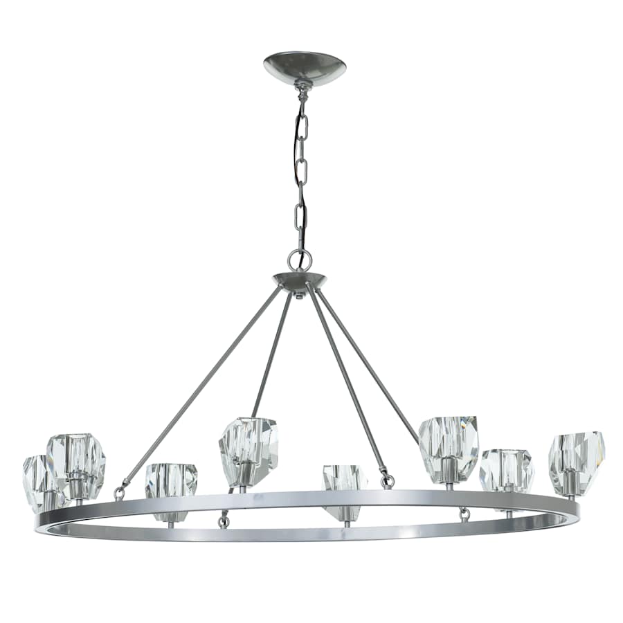 Gatsby 8 Light 45" Wide Crystal Ring Chandelier