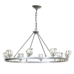 Gatsby 8 Light 45" Wide Crystal Ring Chandelier