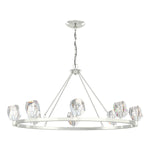 Gatsby 8 Light 45" Wide Crystal Ring Chandelier