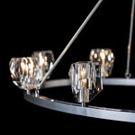 Gatsby 8 Light 45" Wide Crystal Ring Chandelier