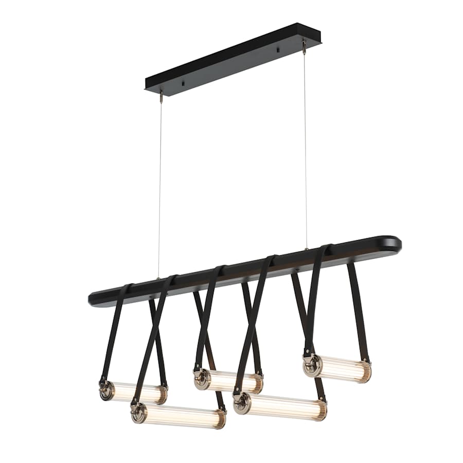 York 52" Wide LED Linear Chandelier