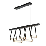 York 52" Wide LED Linear Chandelier