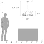 Callisto 7 Light 29" Wide Pendant