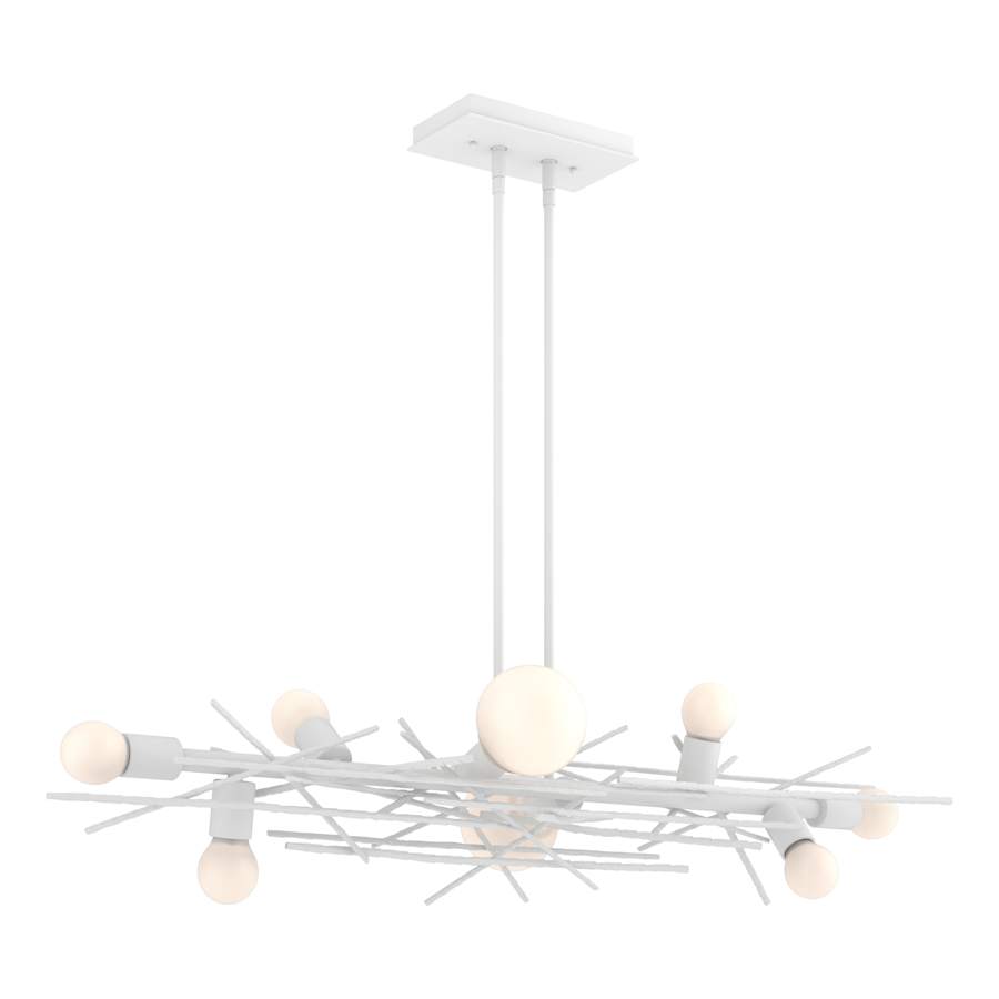 Brindille 8 Light 54" Wide LED Abstract Linear Pendant
