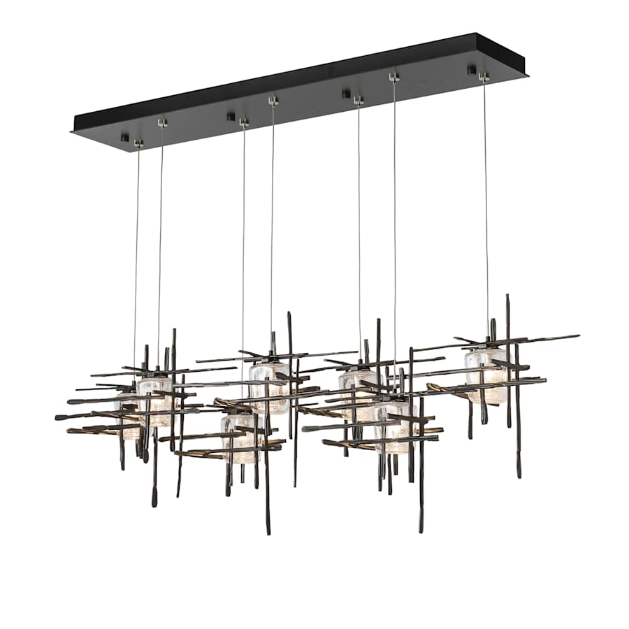 Tura 7 Light 54" Wide Abstract Linear Pendant