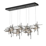 Tura 7 Light 54" Wide Abstract Linear Pendant