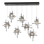 Tura 7 Light 54" Wide Abstract Linear Pendant
